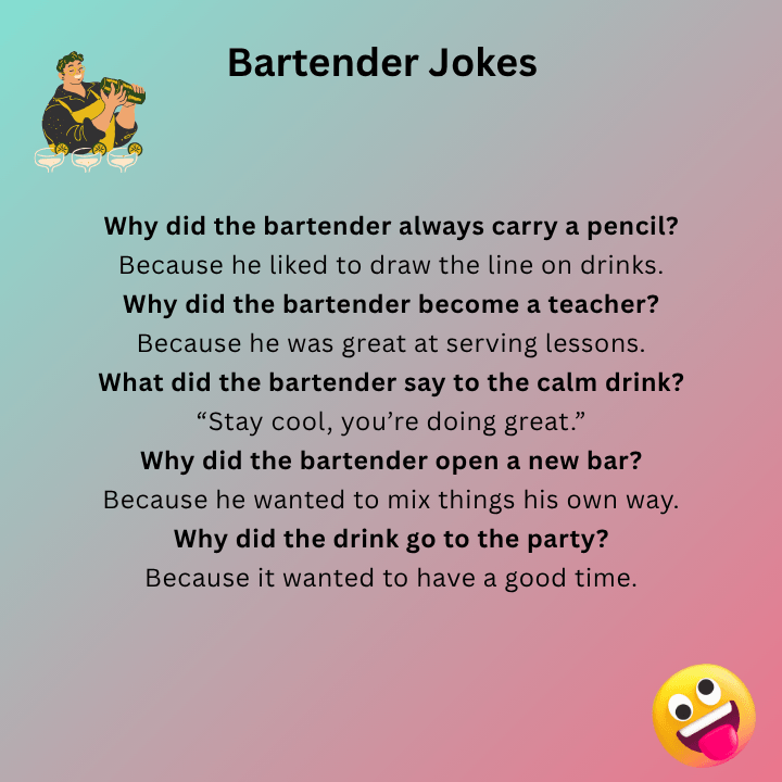 Best Bartender Jokes
