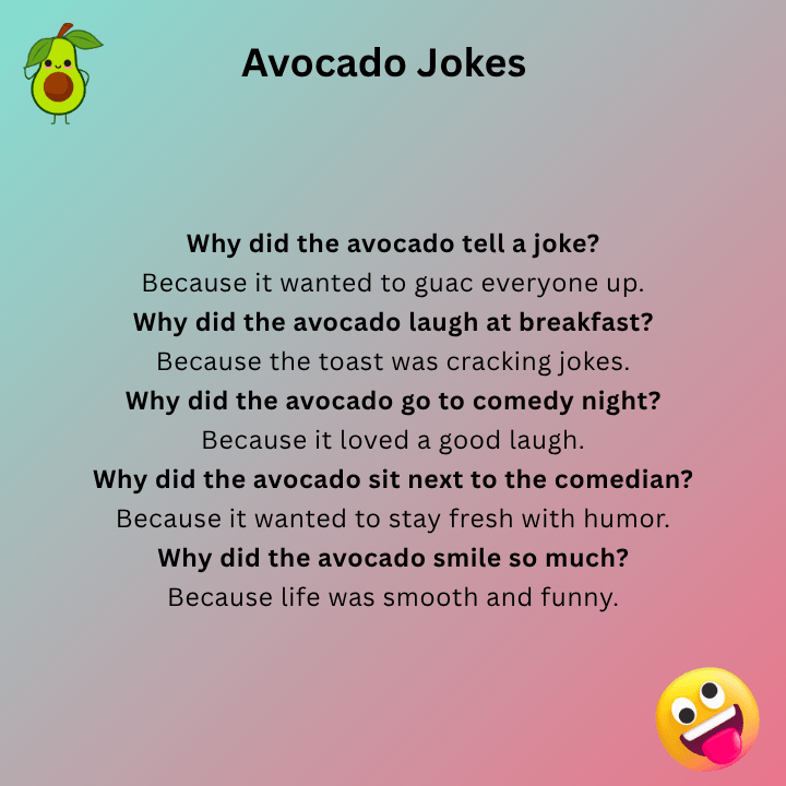 Funny Avocado Jokes