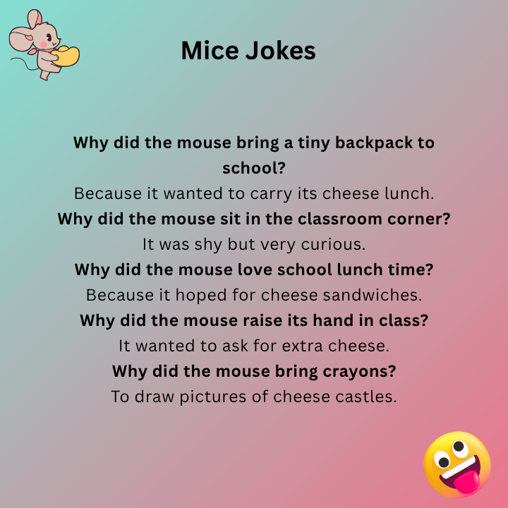 Mice Jokes For Kids