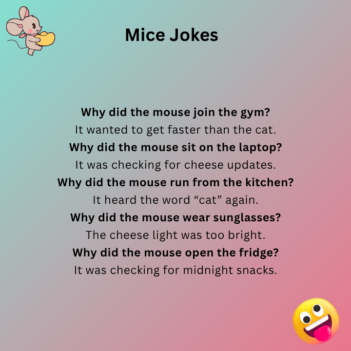 Mice Jokes One Liners
