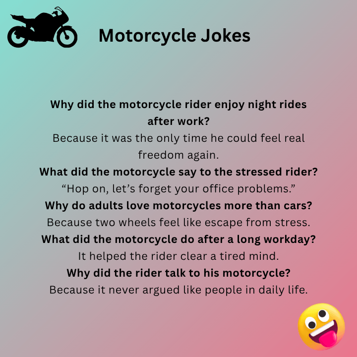 Motorcycle Jokes For Adults