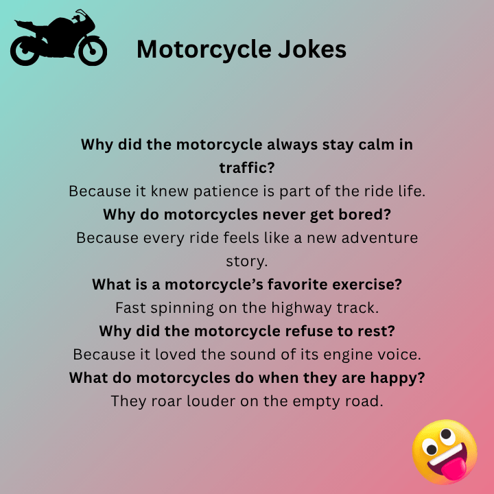 Motorcycle Jokes One Liners