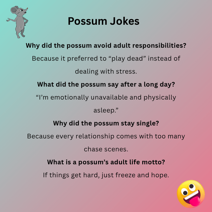 Possum Jokes For Adults