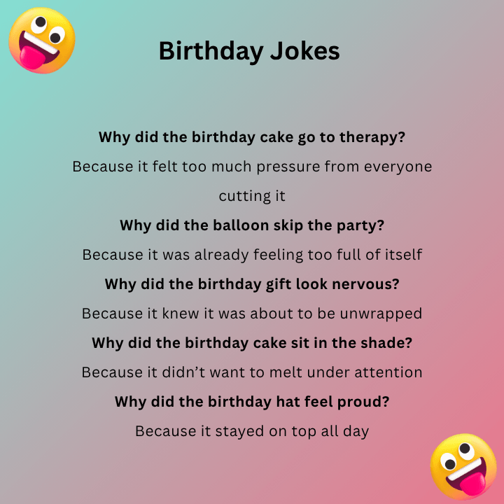 Funny Birthday Jokes