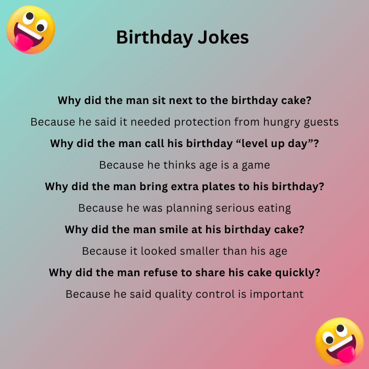 Men Birthday Jokes